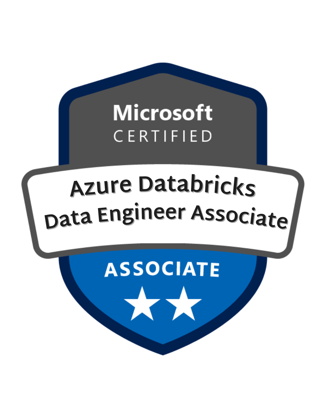 Badge da certificação Microsoft Azure DP-750: Azure Databricks Data Engineer Associate
