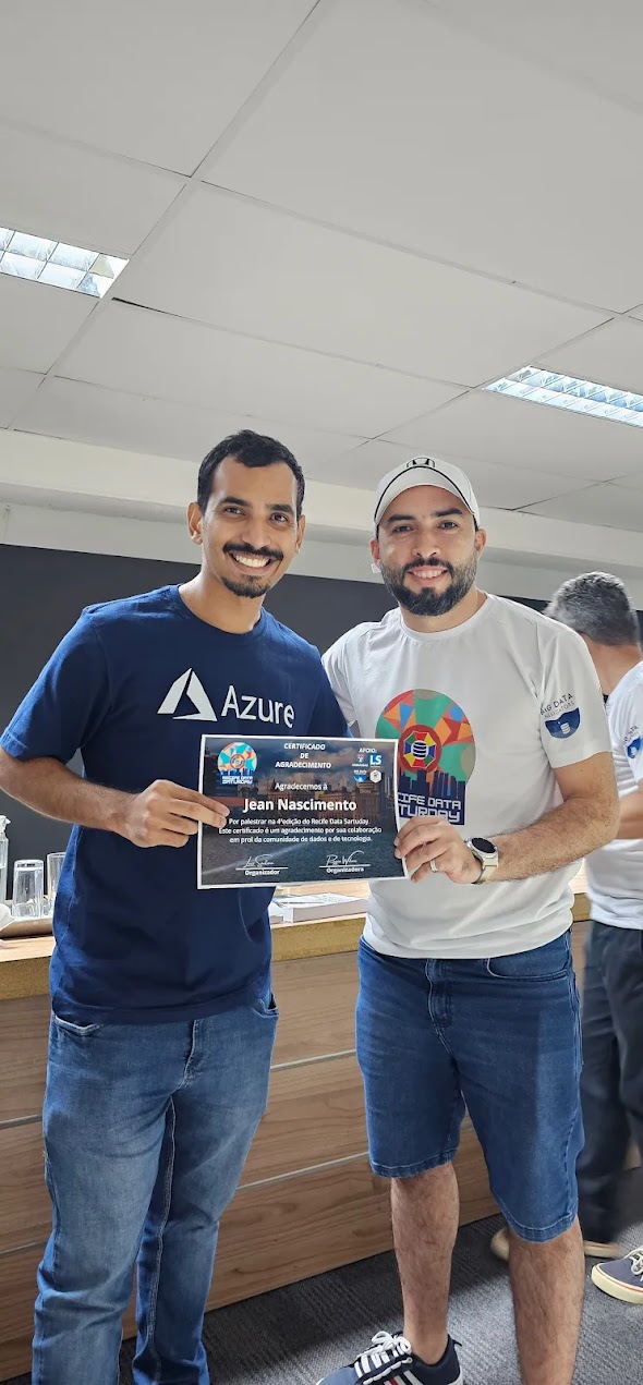 Certificado de agradecimento, Recife Data Saturday